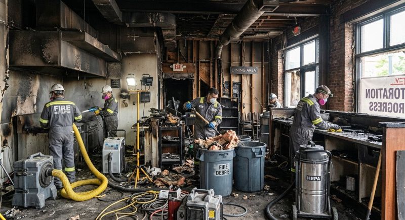 Commercial Fire Damage Repair in Mesa, AZ