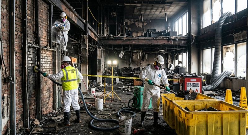 Commercial Fire Restoration in Sonoma County, CA
