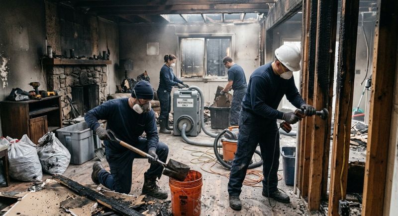 Fire Damage Cleanup in Marin County, CA