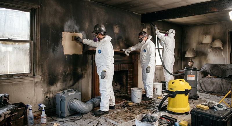 Soot Damage Cleanup in Santa Rosa, CA